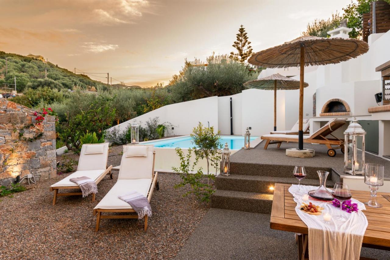 Pakio Luxury Villa : Private Cretan Holidays Milatos Exterior photo